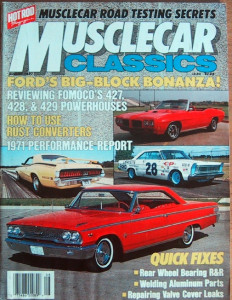 MUSCLECAR CLASSICS 1987 AUG - SUPERBIRD, ELIMINATOR